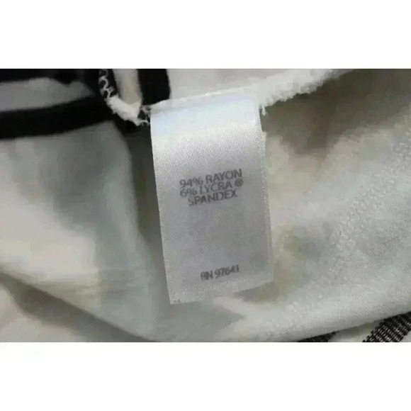 J Jill Wearever Collection Blouse Size Medium Striped Lagenlook Tunic 3/4 Sleeve - Picture 12 of 12